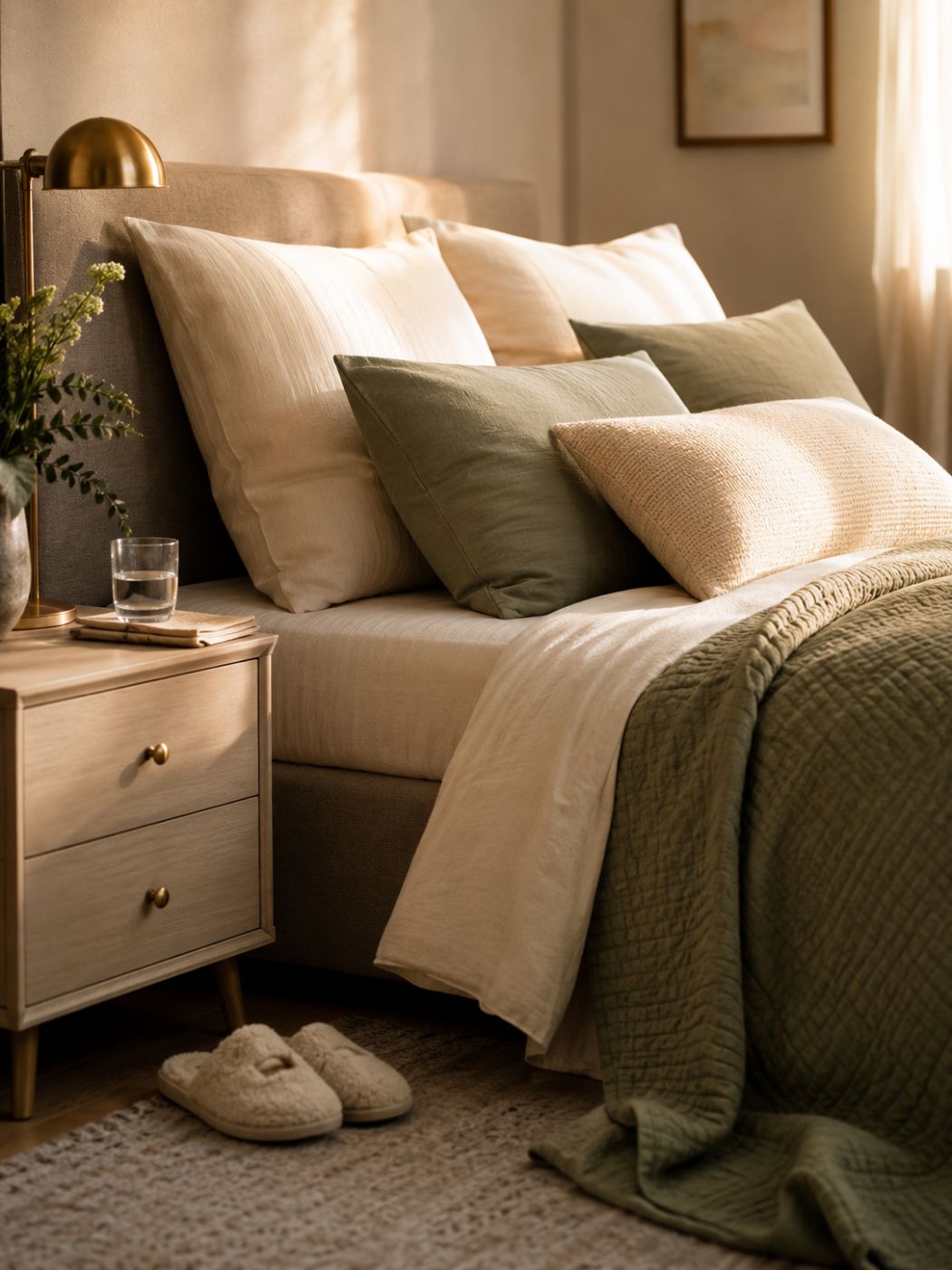 A bed made up for proper rest